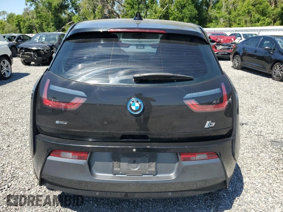 2017 BMW i3 with VIN WBY1Z8C5XHV551520, listed as a Copart auction lot 53878525 with 122,649 mi miles and Salvage Title. Bid and sale history available at carsss.com. Image 6.