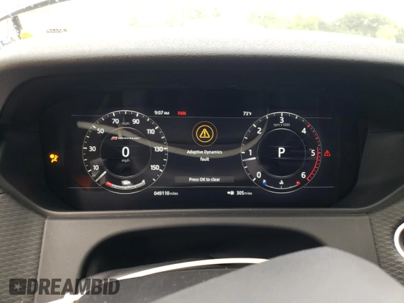 2018 Land Rover Range Rover Velar R-Dynamic SE with VIN SALYL2RN8JA745751, listed as a Copart auction lot 67048043 with 49,110 mi miles. Bid and sale history available at carsss.com. Image 9.