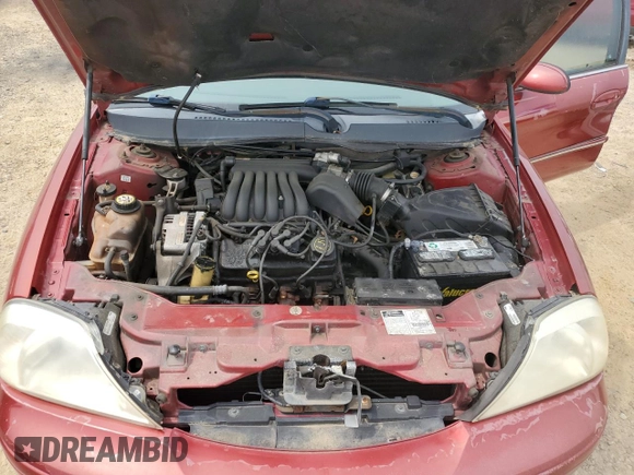 2001 Mercury Sable with VIN 1MEFM53U61A611073, listed as a Copart auction lot 60880625 with 273,178 mi miles and Clean title. Bid and sale history available at DreamBid. Image 11.