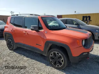 2016 Jeep Renegade Trailhawk with VIN ZACCJBCT9GPD54583, listed as a Copart auction lot 60826395 with 178,307 mi miles and Salvage title. Bid and sale history available at DreamBid. Image 4.