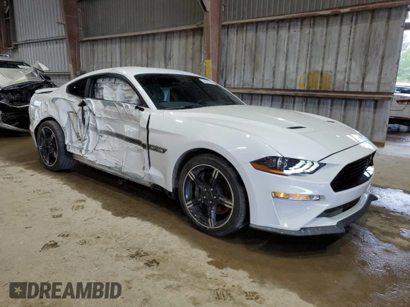2020 Ford Mustang GT with VIN 1FA6P8CF5L5126582, listed as a Copart auction lot 54340235 with 32,634 mi miles and Salvage title. Bid and sale history available at DreamBid. Image 4.