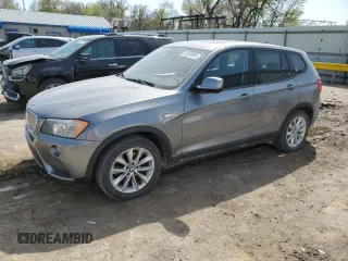 2013 BMW X3 xDrive28i with VIN 5UXWX9C57D0A20612, listed as a Copart auction lot 52385895 with 146,257 mi miles and Salvage Title. Bid and sale history available at DreamBid. Image 1.