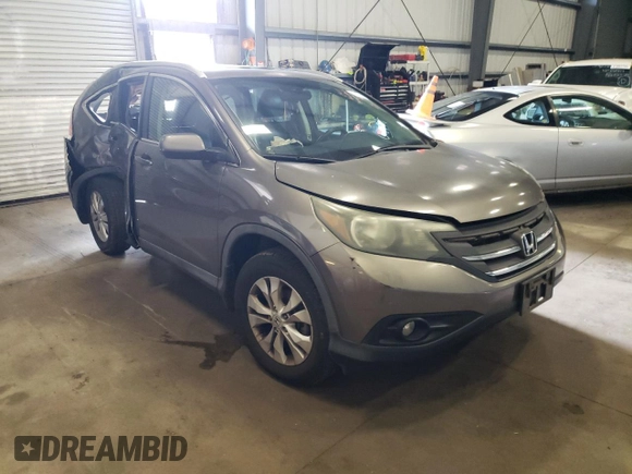 2013 Honda CR-V EX-L with VIN 5J6RM3H79DL019210, listed as a Copart auction lot 44719135 with 105,322 mi miles and Salvage Title. Bid and sale history available at DreamBid. Image 4.
