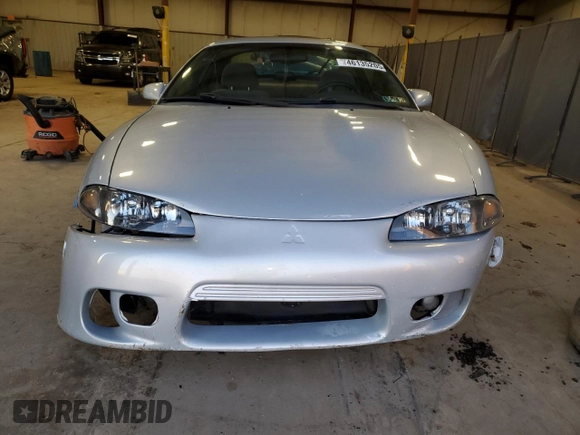 1997 Mitsubishi Eclipse GS-T with VIN 4A3AK54F9VE024251, listed as a Copart auction lot 46135205 with 199,366 mi miles and Salvage Title. Bid and sale history available at carsss.com. Image 5.