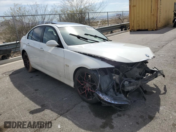 2008 BMW 3 Series 328xi with VIN WBAVC93558K041732, listed as a Copart auction lot 49842465 with 189,663 mi miles and Salvage title. Bid and sale history available at DreamBid. Image 4.