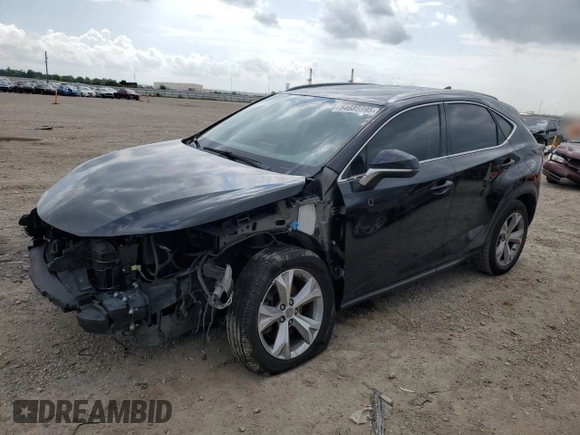 2017 Lexus NX 200t with VIN JTJYARBZ1H2076968, listed as a Copart auction lot 54685695 with 127,945 mi miles and Salvage title. Bid and sale history available at DreamBid. Image 1.