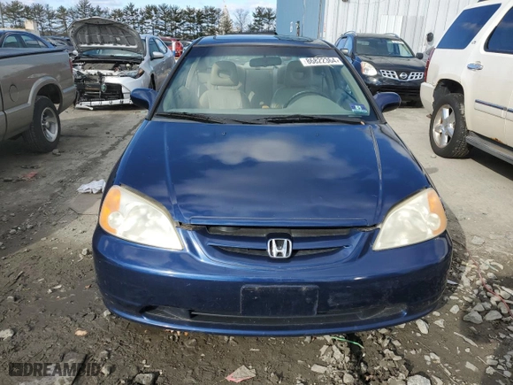 2001 Honda Civic EX with VIN 1HGEM22901L076904, listed as a Copart auction lot 86822364 with 119,978 mi miles and Clean Title. Bid and sale history available at carsss.com. Image 5.
