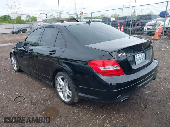 2013 Mercedes-Benz C 300 Sport with VIN WDDGF8AB6DR277819, listed as a IAAI auction lot 42111397 with 95,582 mi miles and . Bid and sale history available at carsss.com. Image 3.