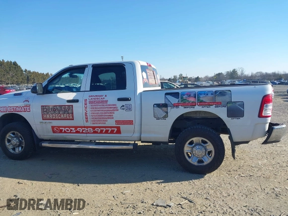 2019 Ram 2500 Tradesman with VIN 3C6UR5CJXKG590738, listed as a IAAI auction lot 41699787 with 134,913 mi miles. Bid and sale history available at carsss.com. Image 14.