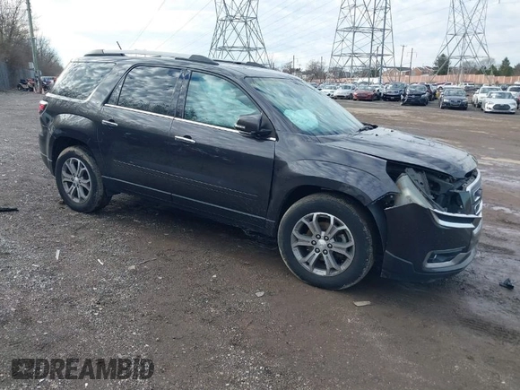 2015 GMC Acadia SLT with VIN 1GKKVRKD8FJ343452, listed as a IAAI auction lot 41173767 with 125,478 mi miles. Bid and sale history available at carsss.com. Image 1.