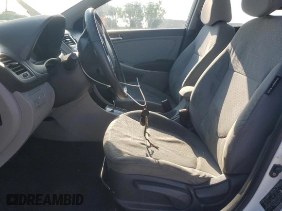 2012 Hyundai Accent SE with VIN KMHCU5AE4CU009351, listed as a Copart auction lot 61963395 with 138,384 mi miles and Clean title. Bid and sale history available at DreamBid. Image 7.