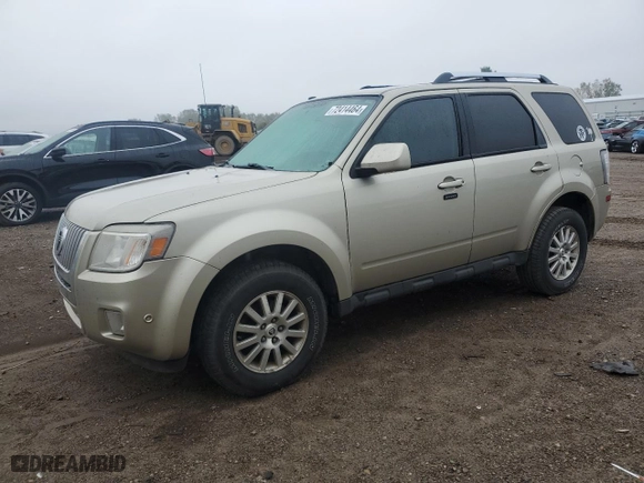 2010 Mercury Mariner Premier with VIN 4M2CN9HG0AKJ27903, listed as a Copart auction lot 72414464 with 146,510 mi miles and Salvage Title. Bid and sale history available at carsss.com. Image 1.