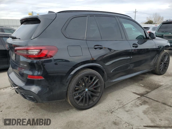 2021 BMW X5 xDrive40i with VIN 5UXCR6C05M9E56869, listed as a Copart auction lot 49317665 with 50,229 mi miles and Salvage title. Bid and sale history available at DreamBid. Image 3.
