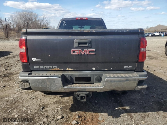 2015 GMC Sierra 2500HD SLE with VIN 1GT22YEG9FZ143489, listed as a Copart auction lot 46881705 with 75,373 mi miles and Clean Title. Bid and sale history available at carsss.com. Image 6.
