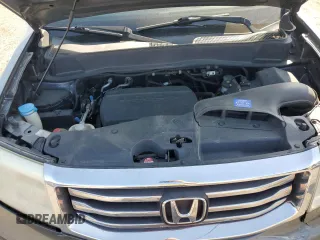 2013 Honda Pilot EX-L with VIN 5FNYF4H57DB019838, listed as a Copart auction lot 55043375 with 190,442 mi miles and Salvage Title. Bid and sale history available at DreamBid. Image 12.