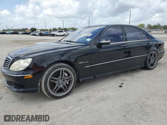 2006 Mercedes-Benz S with VIN WDBNG79J46A469440, listed as a Copart auction lot 51621865 with 103,249 mi miles and Salvage Title. Bid and sale history available at DreamBid. Image 1.