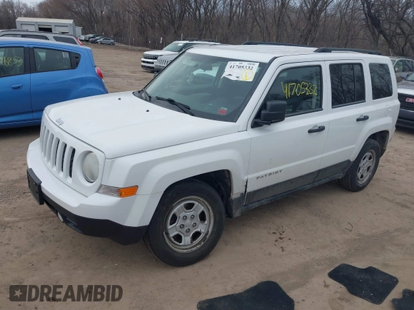 2014 Jeep Patriot Sport with VIN 1C4NJRBB0ED502111, listed as a IAAI auction lot 41705332 with 200,384 mi miles and . Bid and sale history available at DreamBid. Image 17.