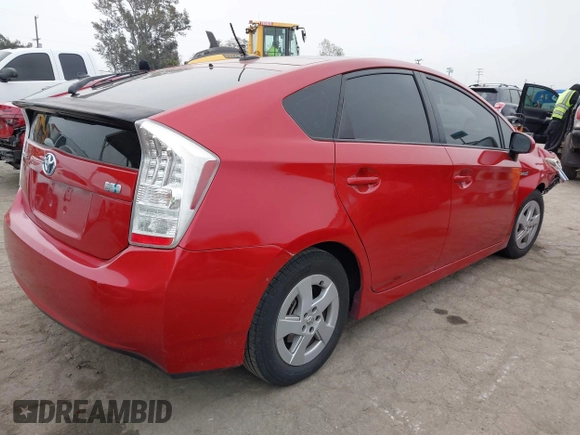 2011 Toyota Prius I with VIN JTDKN3DU7B1441923, listed as a IAAI auction lot 42154214 with 128,876 mi miles and . Bid and sale history available at DreamBid. Image 4.