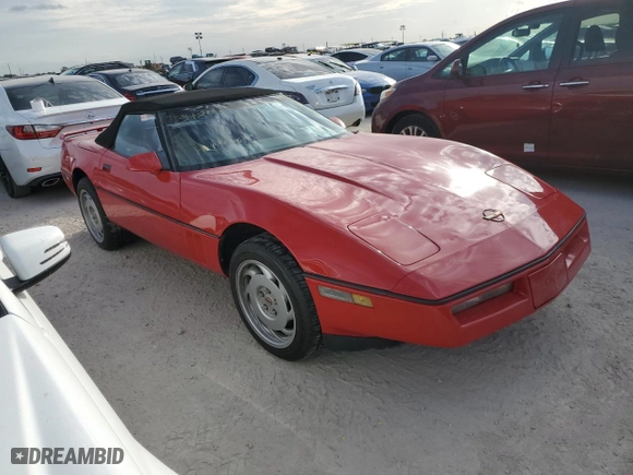 1986 Chevrolet Corvette with VIN 1G1YY6782G5905355, listed as a Copart auction lot 76673324 with 45,123 mi miles and Salvage Title. Bid and sale history available at carsss.com. Image 4.