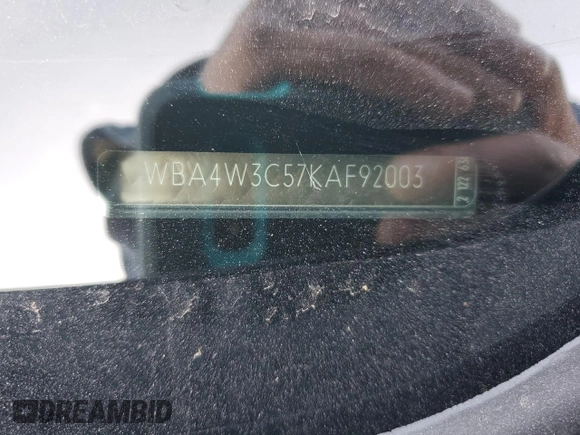 2019 BMW 4 Series 430i with VIN WBA4W3C57KAF92003, listed as a Copart auction lot 45332895 with 149,794 mi miles and Salvage title. Bid and sale history available at DreamBid. Image 12.