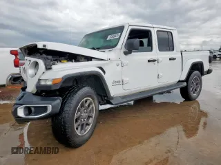2020 Jeep Gladiator Overland z VIN 1C6HJTFG8LL180005, wystawiony jako Copart lot #53388625 z przebiegiem Nie podano mil oraz Szkoda całkowita • Salvage title. Historia ofert i sprzedaży dostępna na DreamBid. Obrazek 1.