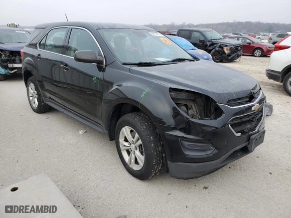 2017 Chevrolet Equinox LS with VIN 2GNALBEK7H1610566, listed as a Copart auction lot 86134174 with 0 mi miles and Non Repairable. Bid and sale history available at carsss.com. Image 4.