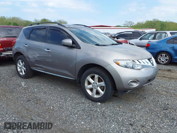 2010 Nissan Murano SL with VIN JN8AZ1MW1AW113943, listed as a IAAI auction lot 41008675 with 145,407 mi miles. Bid and sale history available at carsss.com. Image 1.