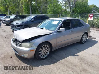 2003 Lexus IS 300 with VIN JTHBD192730074509, listed as a IAAI auction lot 42049035 with 296,596 mi miles. Bid and sale history available at carsss.com. Image 17.