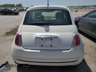 2015 FIAT 500 Pop with VIN 3C3CFFAR1FT501474, listed as a Copart auction lot 56697355 with 123,015 mi miles and Salvage title. Bid and sale history available at DreamBid. Image 6.