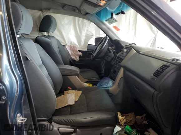 2007 Honda Pilot LX with VIN 5FNYF18127B027538, listed as a Copart auction lot 57455685 with Not provided miles and Salvage title. Bid and sale history available at DreamBid. Image 7.