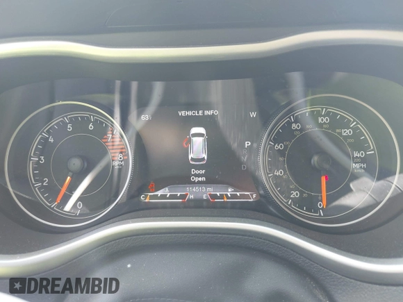2016 Jeep Cherokee Trailhawk with VIN 1C4PJMBS9GW237059, listed as a IAAI auction lot 42079788 with 114,513 mi miles. Bid and sale history available at carsss.com. Image 7.