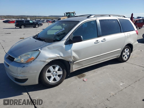 2005 Toyota Sienna CE z VIN 5TDZA23C05S376501, wystawiony jako Copart lot #82578704 z przebiegiem 201 995 mil mil oraz Szkoda całkowita • Salvage title. Historia ofert i sprzedaży dostępna na DreamBid. Obrazek 1.
