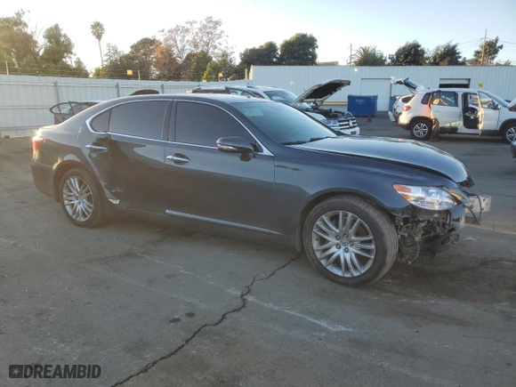 2011 Lexus LS 460 L with VIN JTHGL5EF7B5041911, listed as a Copart auction lot 81734664 with NaN miles and Clean Title. Bid and sale history available at carsss.com. Image 4.