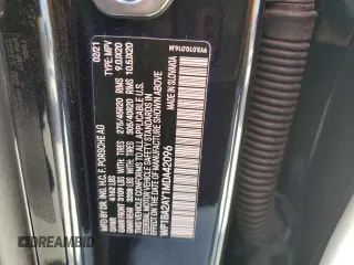 2021 Porsche Cayenne with VIN WP1BA2AY1MDA42096, listed as a Copart auction lot 77336504 with Not provided miles and Non repairable. Bid and sale history available at DreamBid. Image 13.