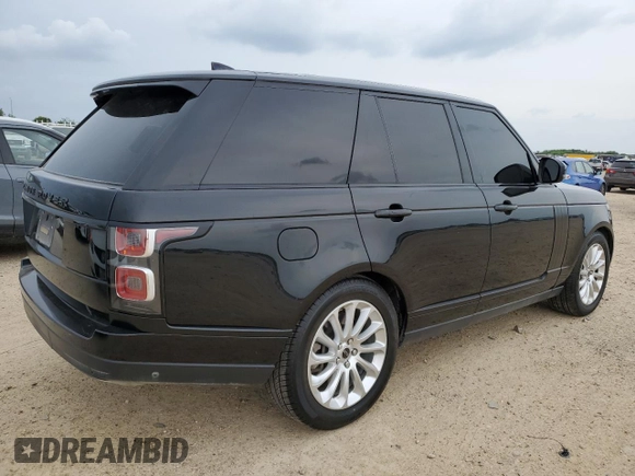 2019 Land Rover Range Rover HSE with VIN SALGS2SV3KA550702, listed as a Copart auction lot 55620575 with 92,150 mi miles and Clean Title. Bid and sale history available at DreamBid. Image 3.