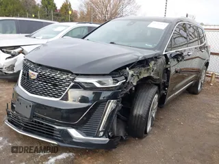 2021 Cadillac XT6 Premium Luxury z VIN 1GYKPDRS9MZ120150, wystawiony jako IAAI lot #41715368 z przebiegiem 47 835 mil mil oraz . Historia ofert i sprzedaży dostępna na DreamBid. Obrazek 2.