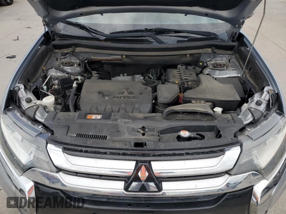 2016 Mitsubishi Outlander SE with VIN JA4AD3A32GZ036730, listed as a Copart auction lot 59805085 with 92,284 mi miles and Salvage title. Bid and sale history available at DreamBid. Image 12.