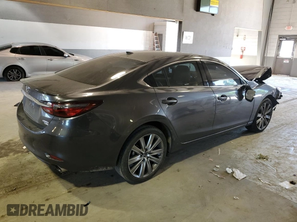 2021 Mazda 6 Grand Touring Reserve with VIN JM1GL1WY4M1618379, listed as a Copart auction lot 53128104 with 19,646 mi miles and Salvage Title. Bid and sale history available at DreamBid. Image 3.