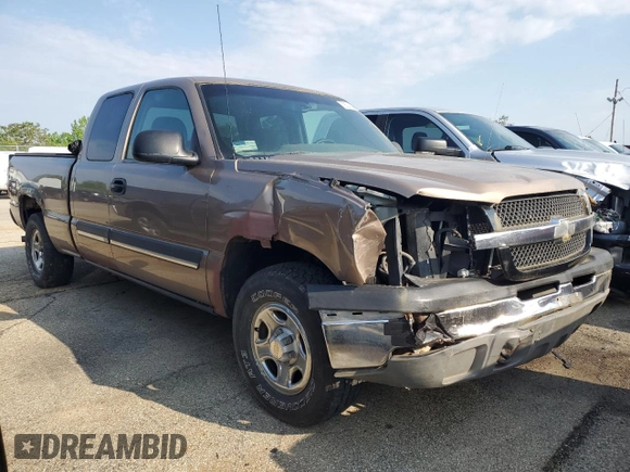 2003 Chevrolet Silverado 1500 with VIN 1GCEK19V83Z237517, listed as a Copart auction lot 56306535 with 143,746 mi miles and Salvage Title. Bid and sale history available at DreamBid. Image 4.