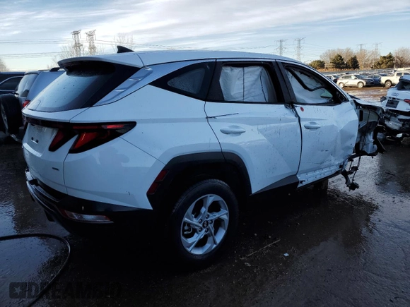2024 Hyundai Tucson SE with VIN 5NMJACDE0RH346765, listed as a Copart auction lot 42557145 with 0 mi miles and Salvage Title. Bid and sale history available at carsss.com. Image 3.