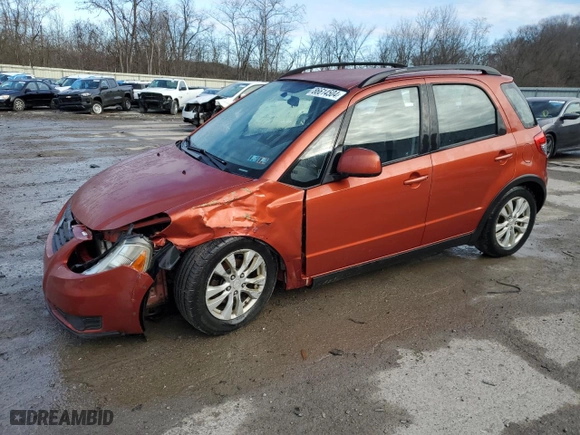 2013 Suzuki SX4 Crossover with VIN JS2YB5A37D6100222, listed as a Copart auction lot 86614504 with 131,930 mi miles and Salvage Title. Bid and sale history available at carsss.com. Image 1.
