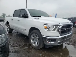 2020 Ram 1500 Big Horn with VIN 1C6SRFFT0LN166777, listed as a Copart auction lot 59682645 with 83,231 mi miles and Salvage title. Bid and sale history available at DreamBid. Image 4.