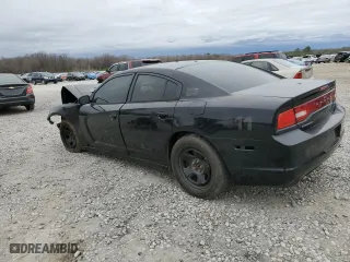 2014 Dodge Charger Police with VIN 2C3CDXAT7EH238048, listed as a Copart auction lot 47499865 with 0 mi miles and Salvage Title. Bid and sale history available at carsss.com. Image 2.