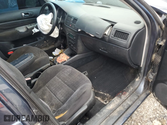 2005 Volkswagen Jetta GLS with VIN WVWSR61J65W050088, listed as a Copart auction lot 59547125 with Not provided miles and Salvage title. Bid and sale history available at DreamBid. Image 8.