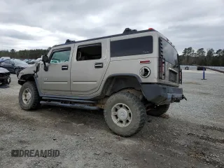 2003 Hummer H2 with VIN 5GRGN23U93H128347, listed as a Copart auction lot 49315985 with 277,074 mi miles and Salvage Title. Bid and sale history available at carsss.com. Image 2.
