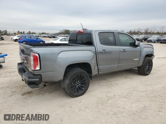 2022 GMC Canyon 2WD Elevation with VIN 1GTG5CEN0N1284916, listed as a Copart auction lot 46655135 with 21,611 mi miles and Salvage Title. Bid and sale history available at carsss.com. Image 3.