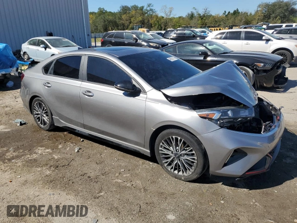 2022 Kia Forte GT-Line with VIN 3KPF54AD6NE427749, listed as a Copart auction lot 49608115 with 49,520 mi miles and Non Repairable. Bid and sale history available at carsss.com. Image 4.
