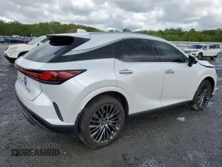2023 Lexus RX 350h with VIN 2T2BBMCAXPC008715, listed as a Copart auction lot 52607205 with 18,421 mi miles and Salvage title. Bid and sale history available at DreamBid. Image 3.