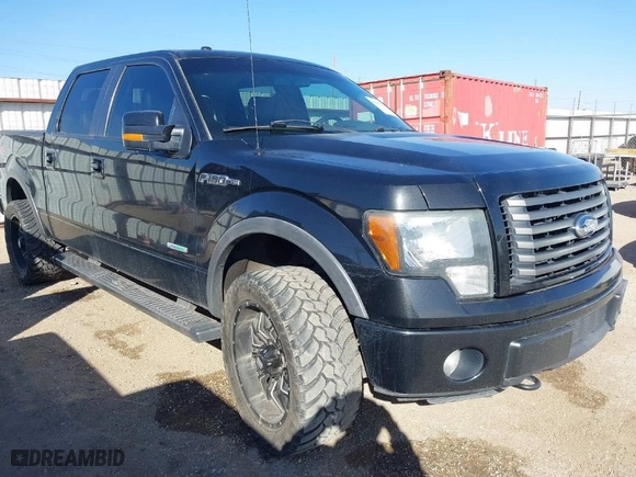 2012 Ford F-150 XL with VIN 1FTFW1ET4CFB01819, listed as a IAAI auction lot 41603636 with 209,116 mi miles. Bid and sale history available at carsss.com. Image 1.
