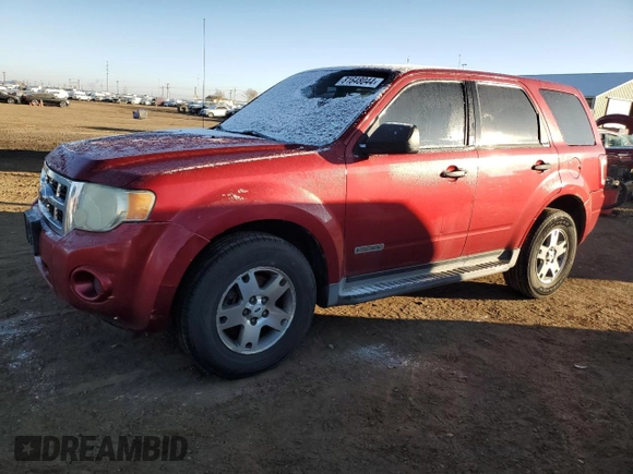 2008 Ford Escape XLS with VIN 1FMCU02ZX8KD83387, listed as a Copart auction lot 81648044 with 208,869 mi miles and Clean title. Bid and sale history available at DreamBid. Image 1.